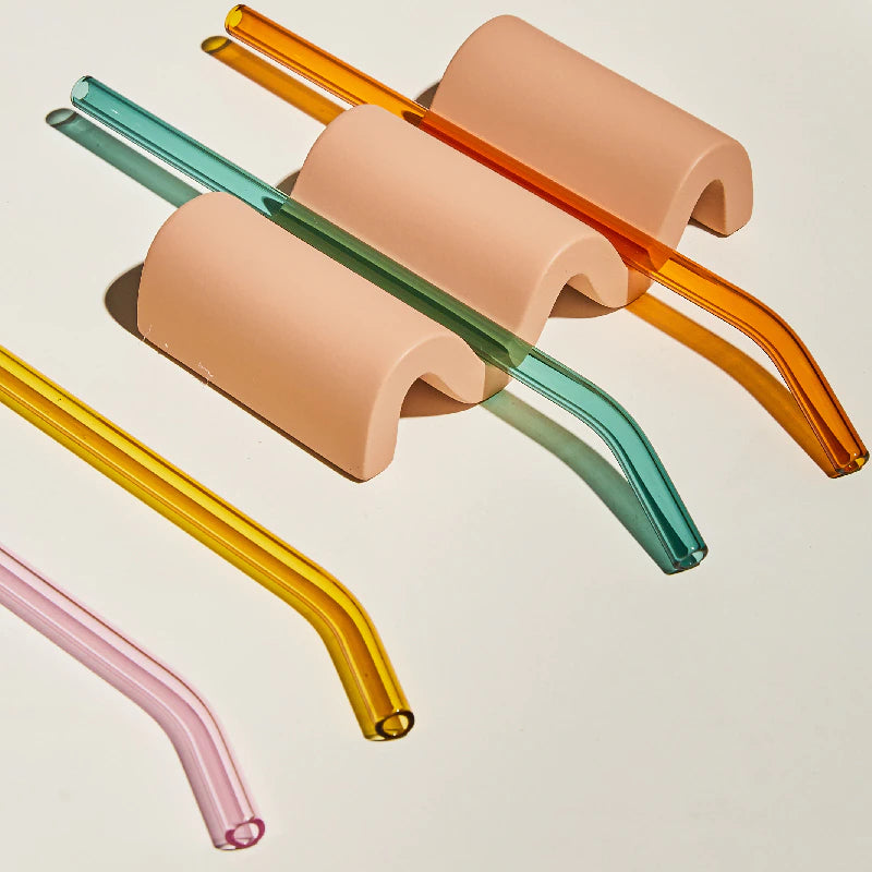 Glass Straw Set